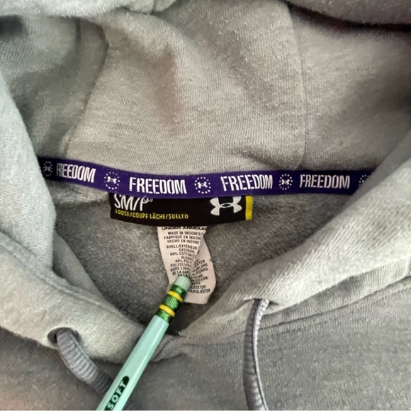 Gray Wounded Warrior Under Armour Hoodie Small - Picture 5 of 5